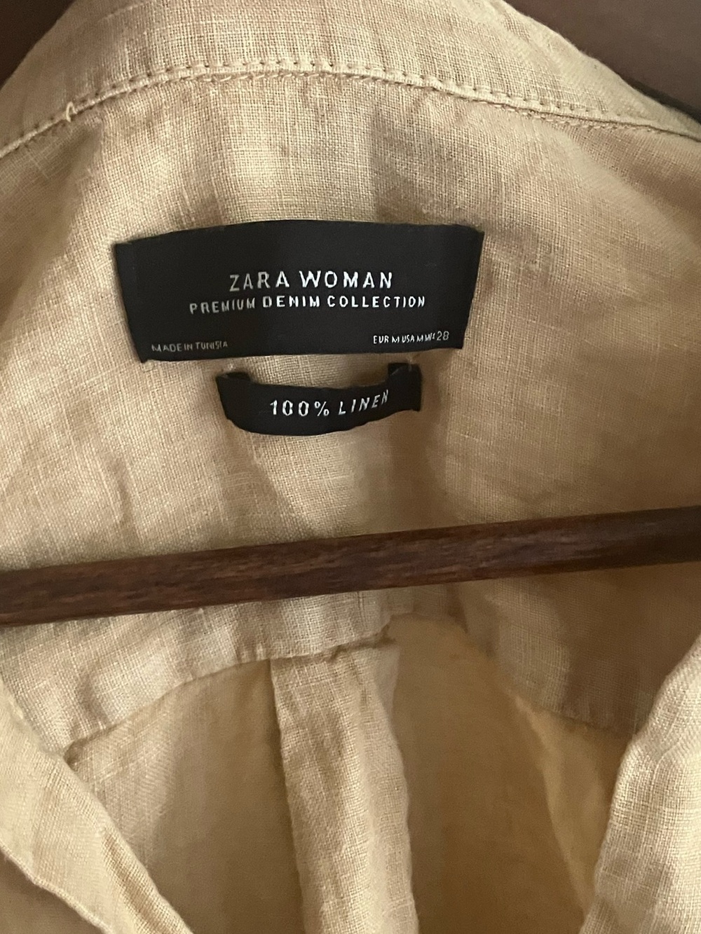 Zara 100% Linen Top - Picture 4 of 4